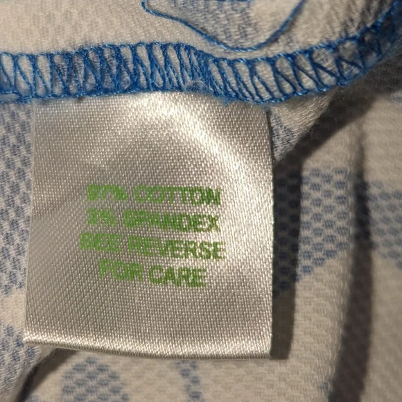 LILLY PULITZER Pants Blue White Print size 4 Beautiful Summery Print Alligator - Picture 14 of 17